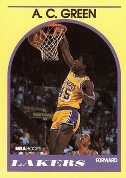 #49 A.C. Green - Los Angeles Lakers - 1989-90 Hoops Superstars Basketball