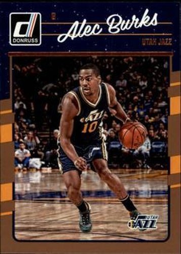 #49 Alec Burks - Utah Jazz - 2016-17 Donruss Basketball