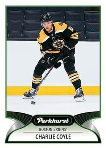 #49 Charlie Coyle - Boston Bruins - 2021-22 Parkhurst Hockey