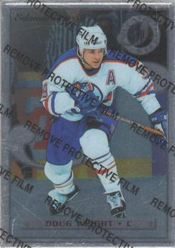 #49 Doug Weight - Edmonton Oilers - 1996-97 Leaf Preferred - Steel Hockey