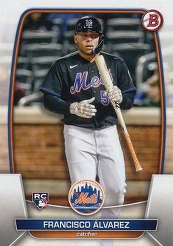 #49 Francisco Alvarez - New York Mets - 2023 Bowman Baseball