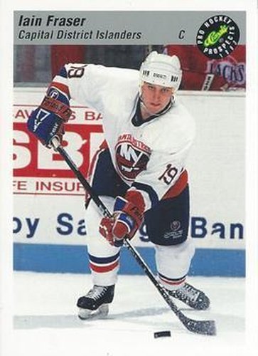 #49 Iain Fraser - Capital District Islanders - 1993 Classic Pro Prospects Hockey