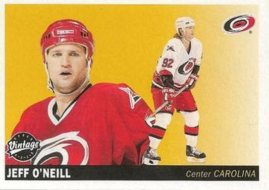 #49 Jeff O'Neill - Carolina Hurricanes - 2002-03 Upper Deck Vintage Hockey