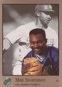 #49 Mike Sharperson - Los Angeles Dodgers - 1992 Studio Baseball