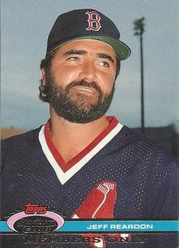 #NNO Jeff Reardon - Boston Red Sox - 1991 Stadium Club Members Only