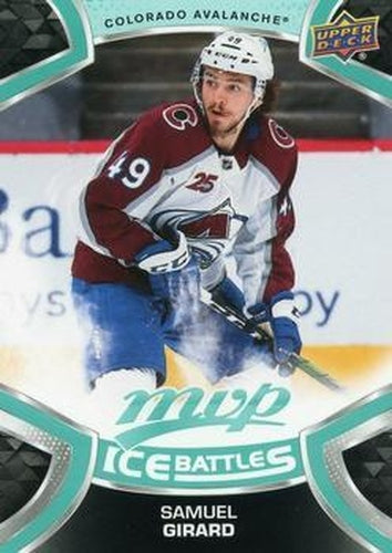 #49 Samuel Girard - Colorado Avalanche - 2021-22 Upper Deck MVP - Ice Battles Hockey