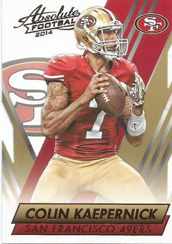 #49 Colin Kaepernick - San Francisco 49ers - 2014 Panini Absolute - Red Football