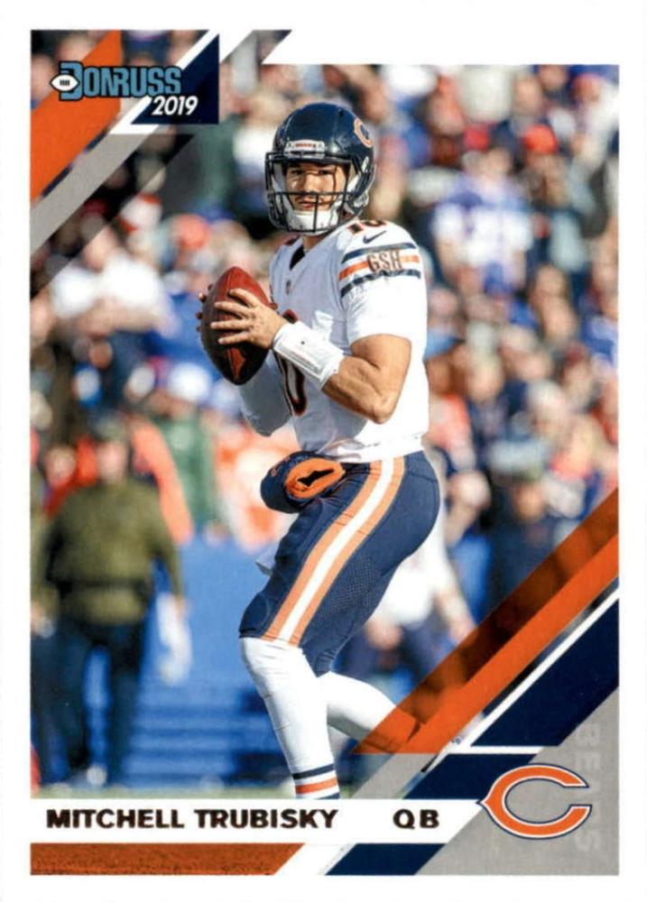 #49 Mitchell Trubisky - Chicago Bears - 2019 Donruss Football
