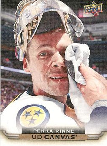 #C49 Pekka Rinne - Nashville Predators - 2015-16 Upper Deck - UD Canvas Hockey