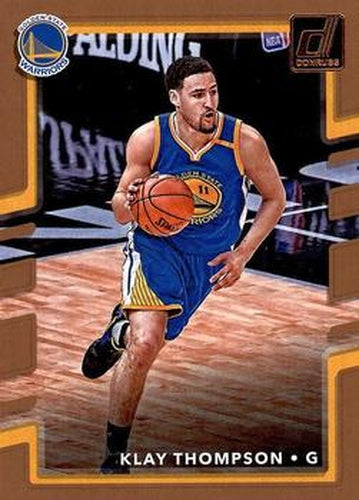 #49 Klay Thompson - Golden State Warriors - 2017-18 Donruss Basketball