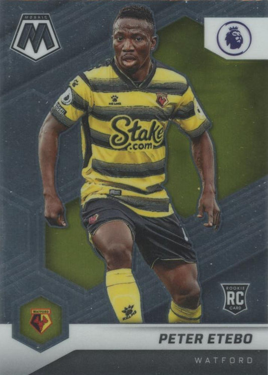 #49 Peter Etebo - Watford - 2021-22 Panini Mosaic Premier League Soccer