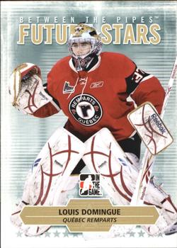 #49 Louis Domingue - Quebec Remparts - 2009-10 In The Game Between The Pipes Hockey