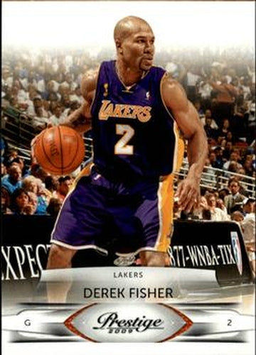 #49 Derek Fisher - Los Angeles Lakers - 2009-10 Panini Prestige Basketball