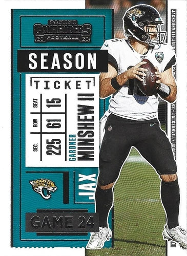 #49 Gardner Minshew II - Jacksonville Jaguars - 2020 Panini Contenders Football