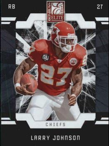#49 Larry Johnson - Kansas City Chiefs - 2009 Donruss Elite Football