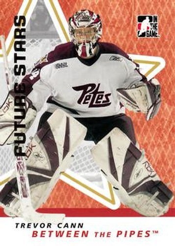 #49 Trevor Cann - Peterborough Petes - 2006-07 In The Game Between The Pipes Hockey