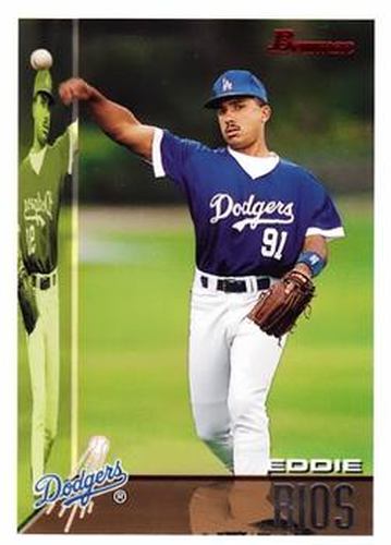 #49 Eddie Rios - Los Angeles Dodgers - 1995 Bowman Baseball