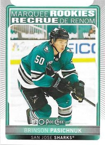 #649 Brinson Pasichnuk - San Jose Sharks - 2021-22 O-Pee-Chee Hockey