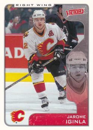 #49 Jarome Iginla - Calgary Flames - 2001-02 Upper Deck Victory Hockey