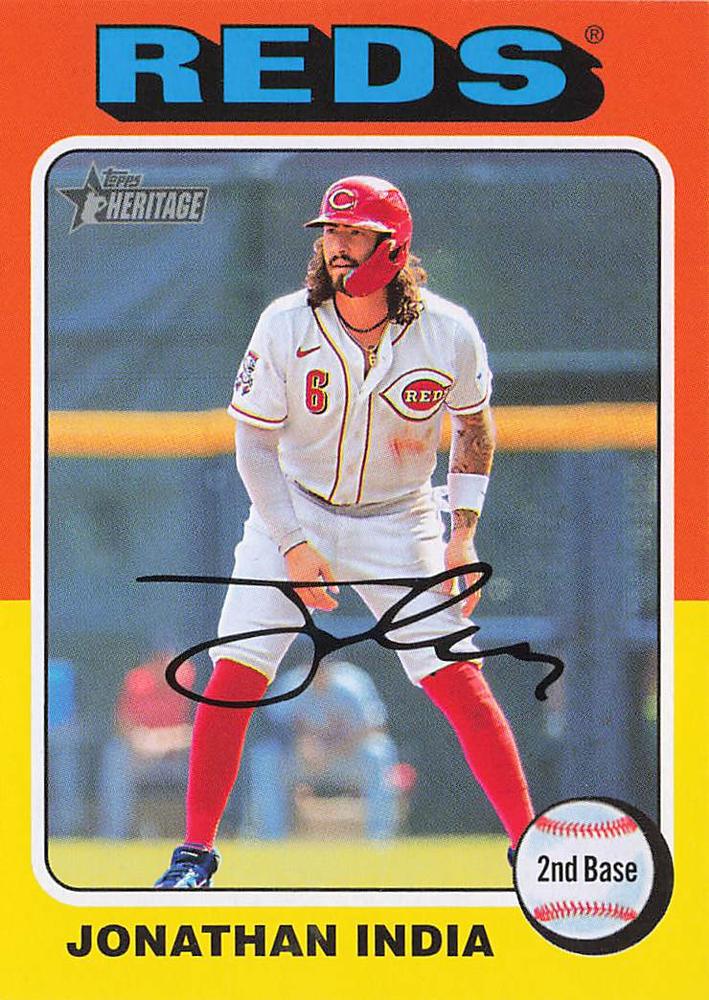 #49 Jonathan India - Cincinnati Reds - 2024 Topps Heritage Baseball