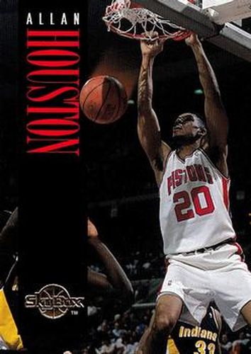 #49 Allan Houston - Detroit Pistons - 1994-95 SkyBox Premium Basketball