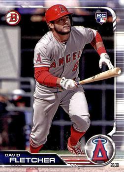 #49 David Fletcher - Los Angeles Angels - 2019 Bowman Baseball