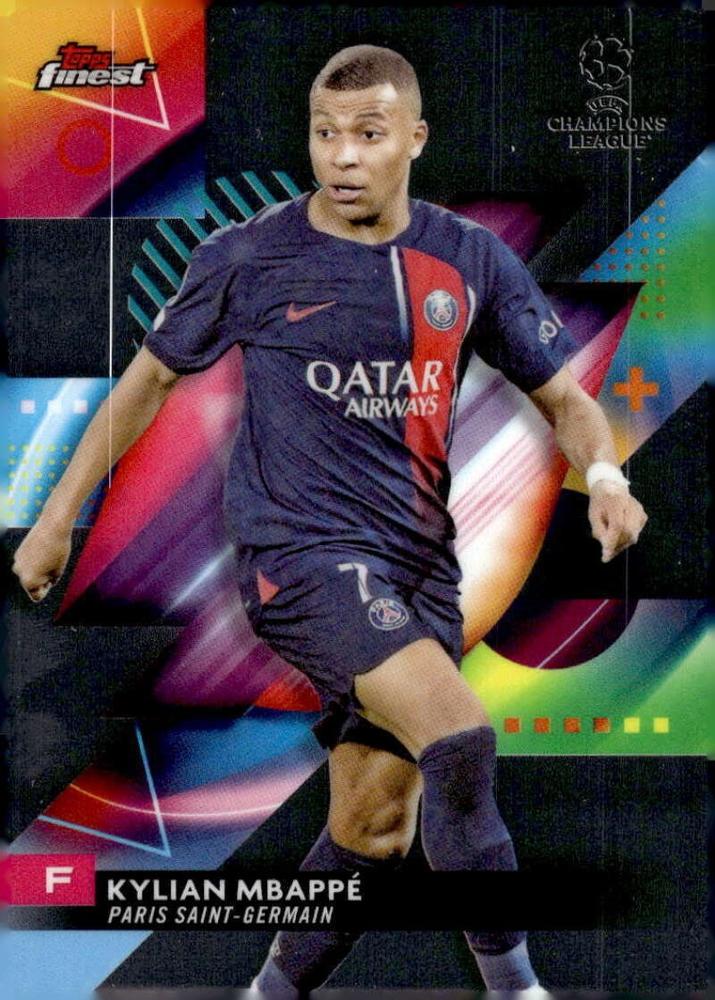 #49 Kylian Mbappé - Paris Saint-Germain - 2023-24 Finest UEFA Club Competitions Soccer