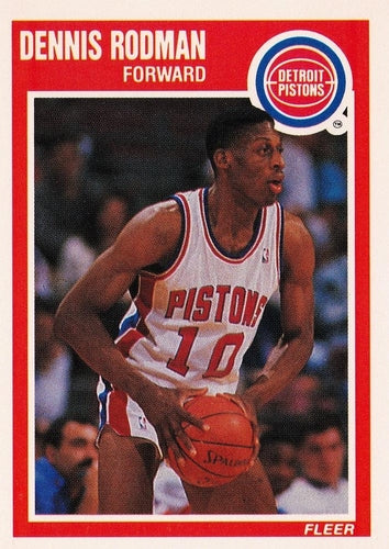 #49 Dennis Rodman - Detroit Pistons - 1989-90 Fleer Basketball