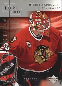 #49b Michel Larocque - Chicago Blackhawks - 2001-02 Upper Deck Top Shelf Hockey