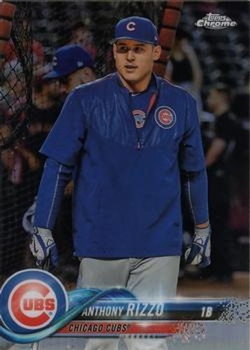 #49b Anthony Rizzo - Chicago Cubs - 2018 Topps Chrome Baseball
