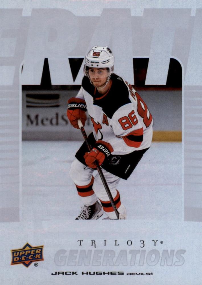 #TG-4B Jack Hughes - New Jersey Devils - 2023-24 Upper Deck Trilogy - Generations Hockey