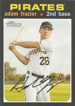 #4 Adam Frazier - Pittsburgh Pirates - 2020 Topps Heritage Baseball