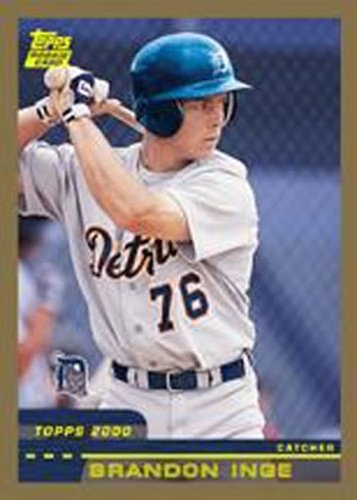 #T4 Brandon Inge - Detroit Tigers - 2000 Topps Traded & Rookies Baseball