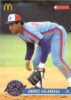 #4 Andres Galarraga - Montreal Expos - 1993 Donruss McDonald's Montreal Expos 25th Anniversary Baseball