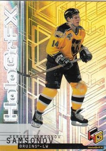 #4 Sergei Samsonov - Boston Bruins - 1999-00 Upper Deck HoloGrFX Hockey