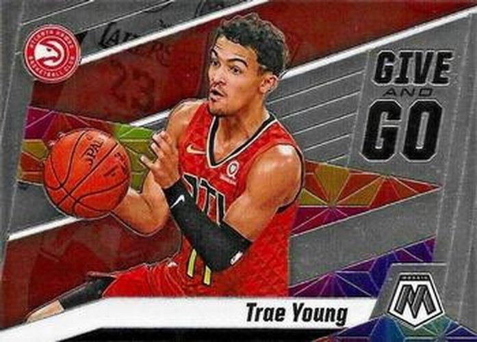 #4 Trae Young - Atlanta Hawks - 2019-20 Panini Mosaic - Give and Go Basketball