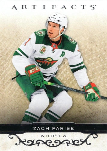 #4 Zach Parise - Minnesota Wild - 2021-22 Upper Deck Artifacts Hockey