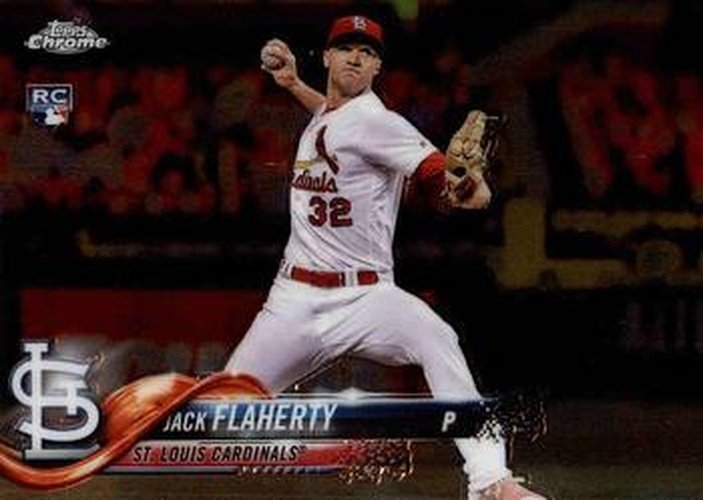 #4 Jack Flaherty - St. Louis Cardinals - 2018 Topps Chrome Baseball