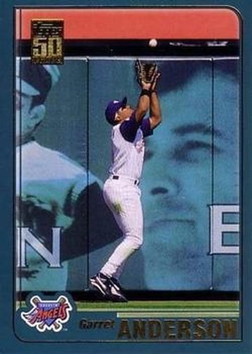 #4 Garret Anderson - Anaheim Angels - 2001 Topps Baseball