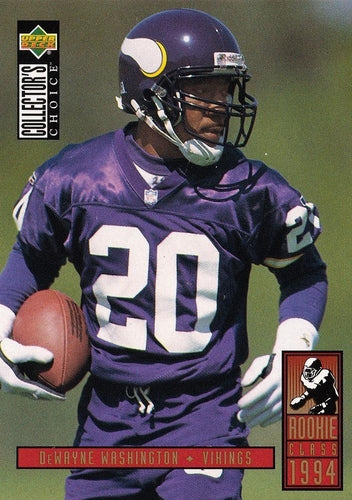 #4 Dewayne Washington - Minnesota Vikings - 1994 Collector's Choice Football