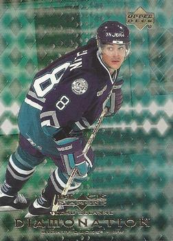 #D4 Teemu Selanne - Anaheim Mighty Ducks - 1999-00 Upper Deck Black Diamond - Diamonation Hockey