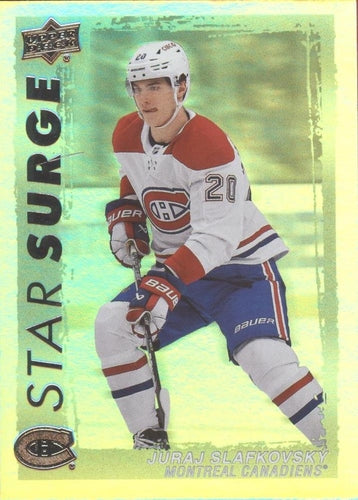 #SS-4 Juraj Slafkovsky - Montreal Canadiens - 2023-24 Upper Deck - Star Surge Hockey