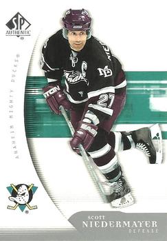 #4 Scott Niedermayer - Anaheim Mighty Ducks - 2005-06 SP Authentic Hockey