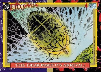 #4 The Demonseed's Arrival! - 1993 SkyBox DC Comics Bloodlines