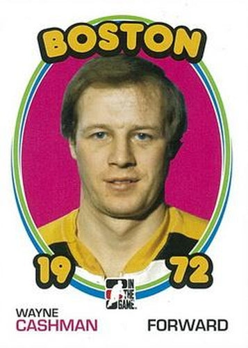 #4 Wayne Cashman - Boston Bruins - 2009-10 In The Game 1972 The Year In Hockey