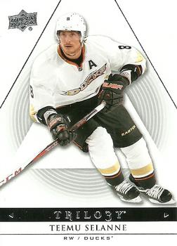 #4 Teemu Selanne - Anaheim Ducks - 2013-14 Upper Deck Trilogy Hockey