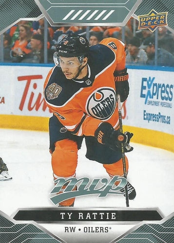 #4 Ty Rattie - Edmonton Oilers - 2019-20 Upper Deck MVP Hockey