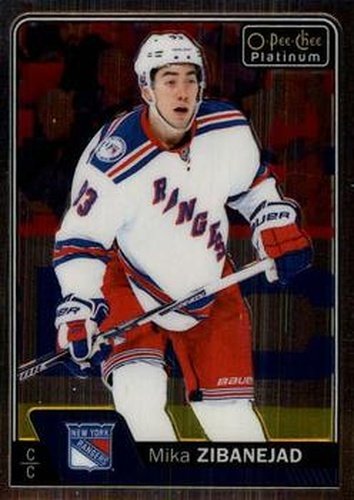 #4 Mika Zibanejad - New York Rangers - 2016-17 O-Pee-Chee Platinum Hockey