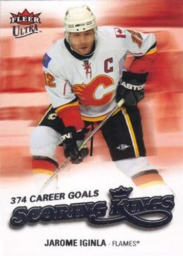 #SK4 Jarome Iginla - Calgary Flames - 2008-09 Ultra - Scoring Kings Hockey