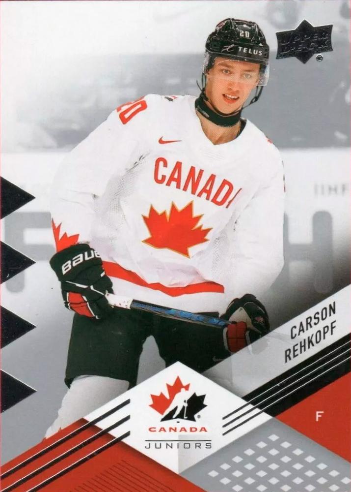 #4 Carson Rehkopf - Canada - 2024 Upper Deck Team Canada Juniors Hockey